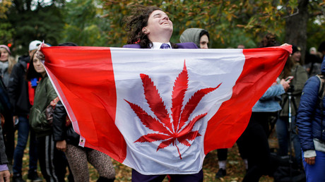Canada is only the second nation in the world to legalize recreational use of cannabis after Uruguay © REUTERS / Carlos Osorio