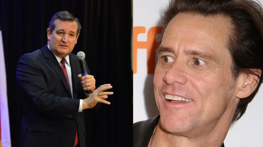 'The dead vote Democrat': Ted Cruz snaps at Jim Carrey over 'vampire' cartoon