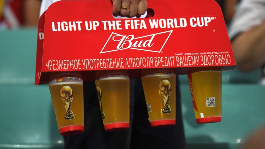 Beer we go: Russian sports minister pours support behind return of booze to football stadiums 