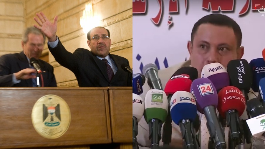 Sole brothers? Ex-Houthi minister shoed like George W. Bush at Saudi defection presser
