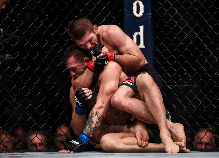 Khabib defeated Mc Gregor in Las Vegas in October