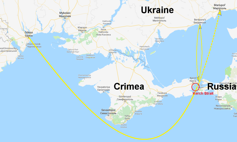 Tense standoff around Kerch Strait between Russia & Ukraine: How it  developed — RT World News