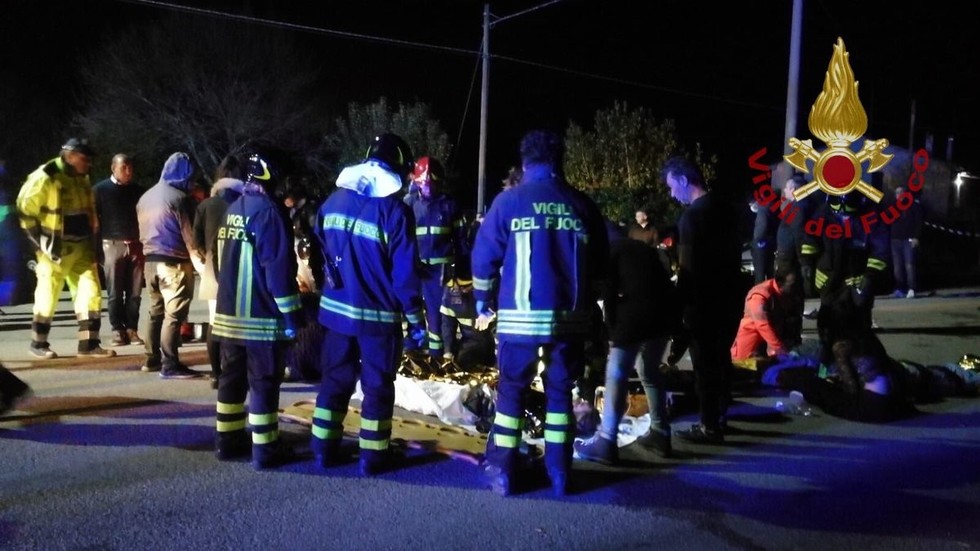 deadly stampede in italy: panicked crowd causes parapet to