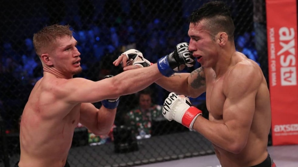 Stop the fight! MMA referee slammed after brutally late stoppage in title bout (VIDEO)