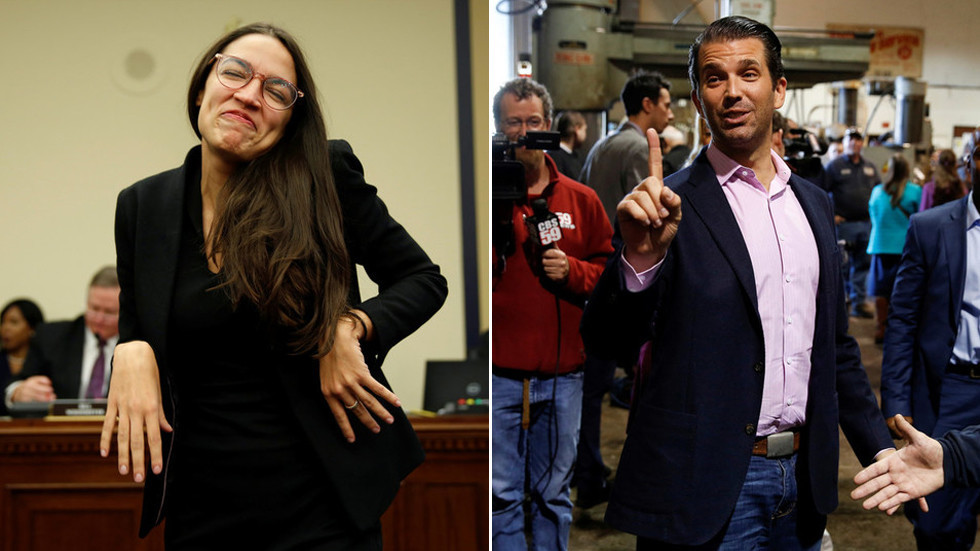 'Socialists eat dogs' vs. 'subpoena power': Ocasio-Cortez & Trump Jr. dish it out on Twitter