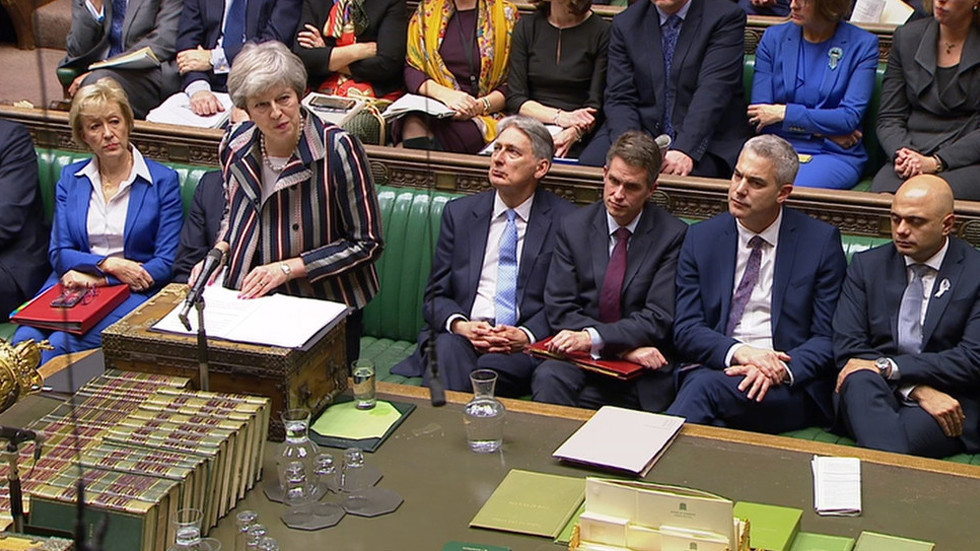 May laughed at after she confirms last-minute delay of historic Brexit vote (WATCH LIVE)