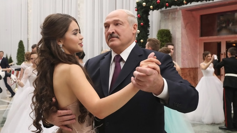 Belarusian president waltzes with Europe's first beauty at ...