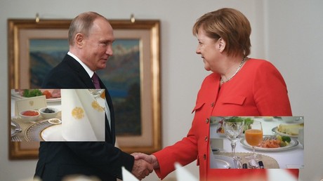 Putin explains Russian stance on Kerch Strait crisis to Merkel over caviar breakfast at G20 (VIDEO)