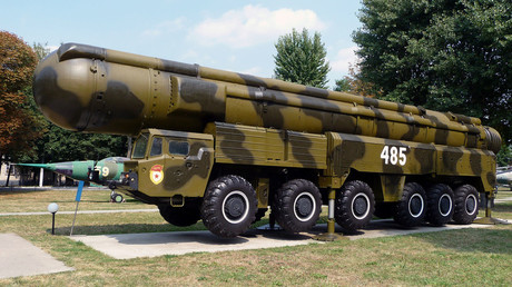FILE PHOTO RT-21M Pioneer missile and launcher © Wikipedia