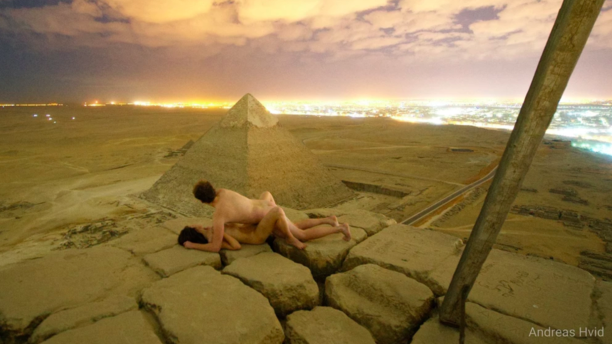 1240px x 697px - Porno pyramid posers: Egypt investigates nude couple PHOTO ...