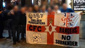 Chelsea fans in fresh racism storm over ‘Nazi death skull’ flag