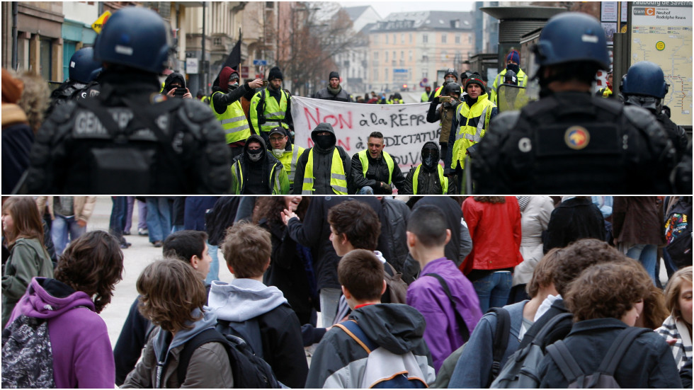 Playground politics: ‘Yellow Vests vs. Police’ game hitting French schoolyards