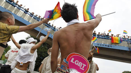 FILE PHOTO. A Pride Parade in Tokyo. ©REUTERS / Kim Kyung-Hoon