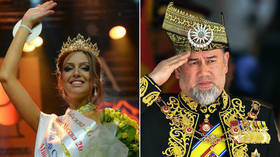 Malaysian King Abdicates Throne Weeks After Marrying Russian Beauty Queen Rt World News