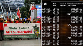 Thousands stranded as security staff strike hits 3 major German airports