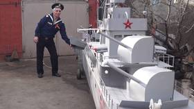 Need a bigger boat: Navy veteran builds massive replica of vessel he served on (VIDEO)