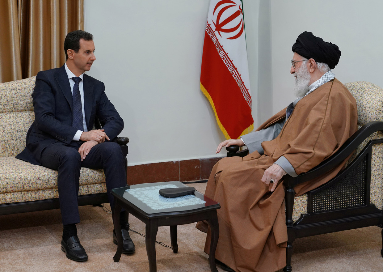 syrias assad visits ally iran for first time in 8 years since