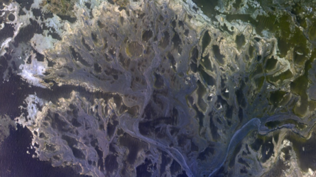 New MARS IMAGE shows river delta that once carried WATER