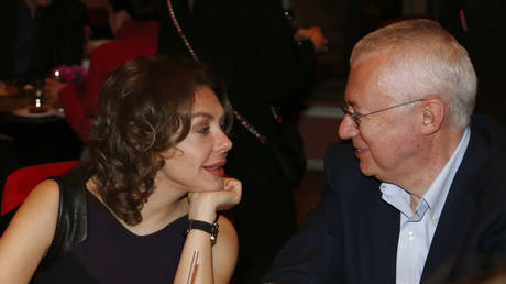 Igor Malashenko and his wife, Bozhena Rynska. © Sputnik / Valery Levitin