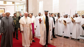 Pope Francis, who denounced Yemeni bloodshed, gets red carpet welcome in perpetrator UAE