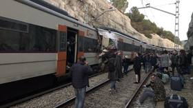 At least 1 dead, dozens injured as two trains crash head-on in Catalonia (PHOTO, VIDEO)