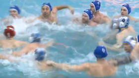 Polo pool punch-up! Mass brawl halts Russian water polo match (VIDEO)