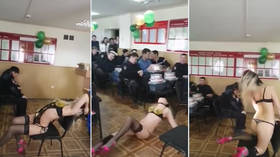 Russian policewoman fired for organizing striptease to entertain male colleagues