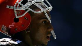 'Cruelty to an elder': Ex-NFL star jailed on lewd conduct charges involving 77yo woman