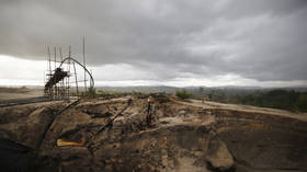 A mine near the town of Ikabaru, south of Venezuela, November 13, 2012
