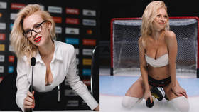 280px x 157px - Get ready for topless shots': Russian hockey hottie vows to ...