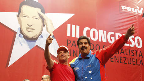 Carvajal & Maduro, in happier times © Reuters / Handout