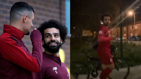 Salah trolled by Liverpool teammate Lovren with incredible lookalike video 