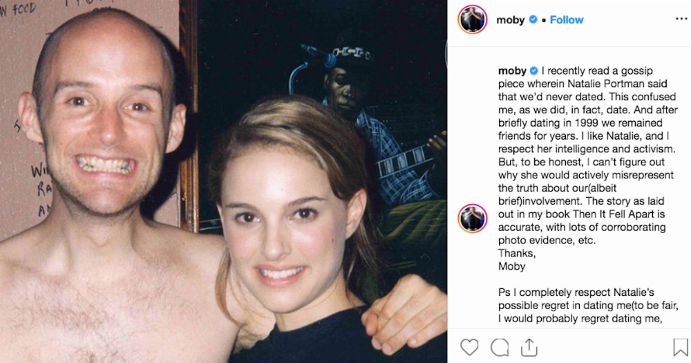 Natalie Portman Torture Porn - Moby's romantic failures are not your cue to attack 'white ...