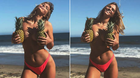 Yulia Efimova loves fruits. Especially pineapples © Instagram / pryanya93