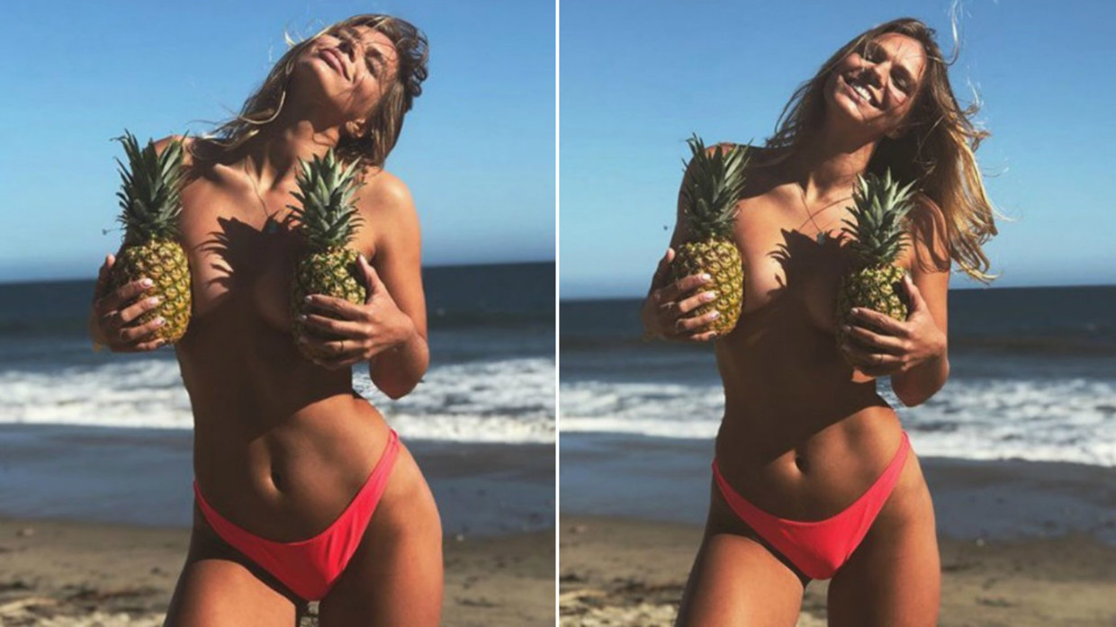 Sexy Beach Nudity - Pineapple love: Russian swimmer Efimova shares steamy snaps from Malibu  beach (PHOTOS) â€” RT Sport News