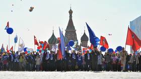 Over 2.4 million people mark May Day in Russia, dozens arrested (PHOTOS)