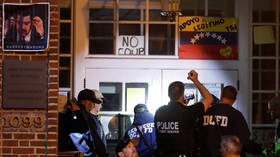 US police raid Venezuelan embassy to evict pro-Maduro activists defending it from ‘illegal seizure’