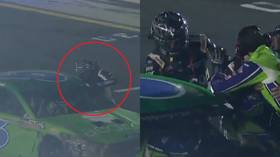 Nascar driver throws punches at opponent during All-Star Race (VIDEO)