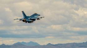 US F-16 painted to resemble Russian Su-57 fighter jet makes maiden flight (VIDEO)