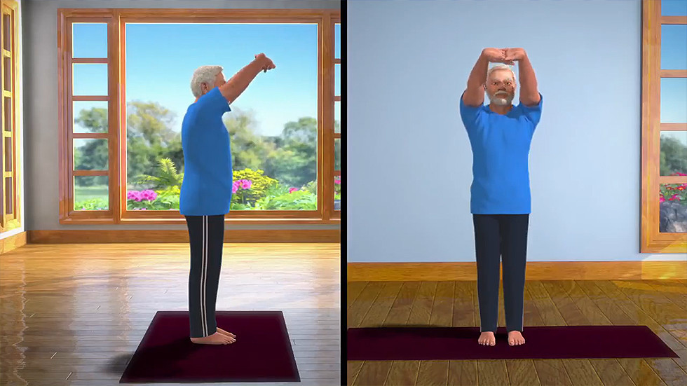 India’s Modi promotes Yoga Day with animated tutorials — RT World News