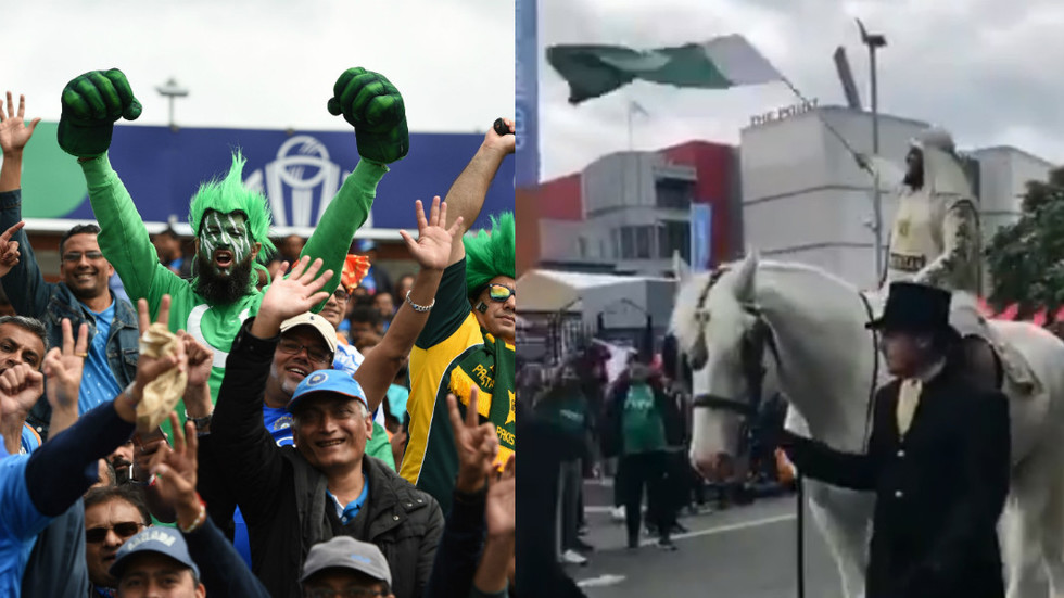 WATCH: Pakistan cricket fan arrives ON HORSE to see team ... - 980 x 551 jpeg 135kB