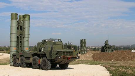(FILE PHOTO) Russia's S-400 air defence missile systems in Syria