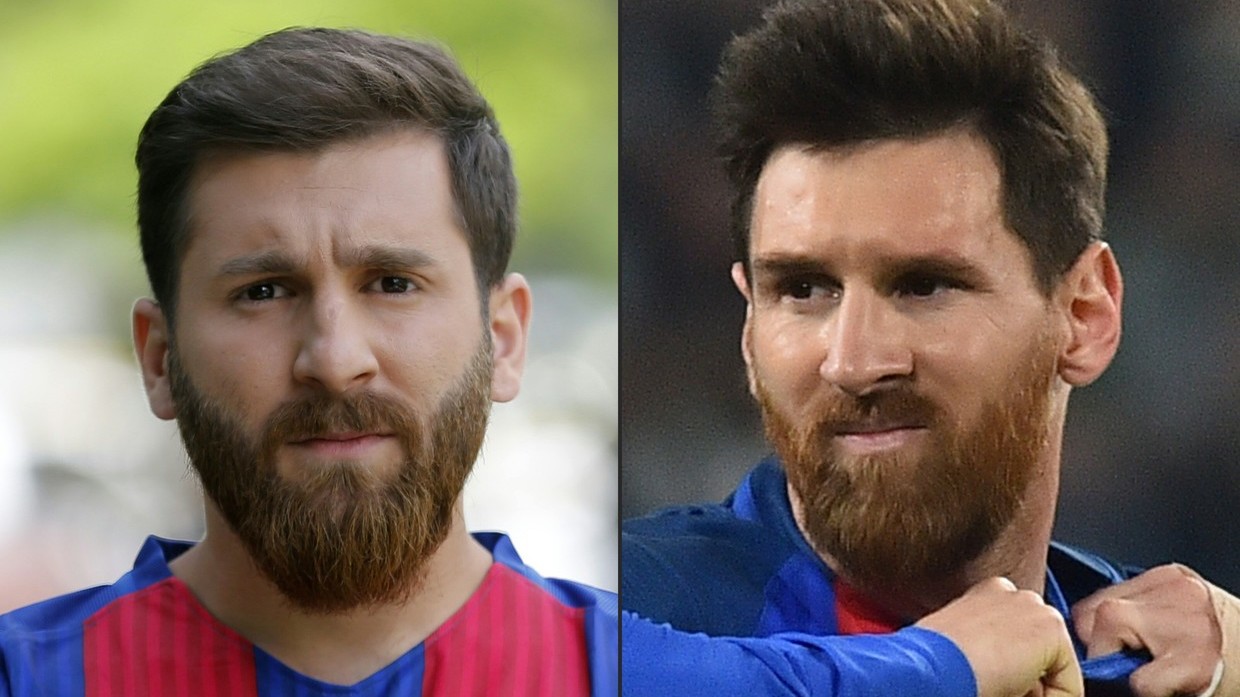 Image result for Messi’s look-alike denies tricking 23 women