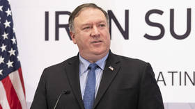 FILE PHOTO. Mike Pompeo speaks during the United Against Nuclear Iran (UANI) 2018 Iran Summit in New York.
