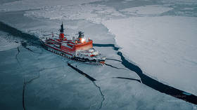 WATCH Russian nuclear icebreakers conquer the Arctic in stunning time-lapse & drone VIDEO