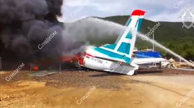 Deadly crash-landing of passenger plane in Russia caught in knuckle-clenching VIDEO