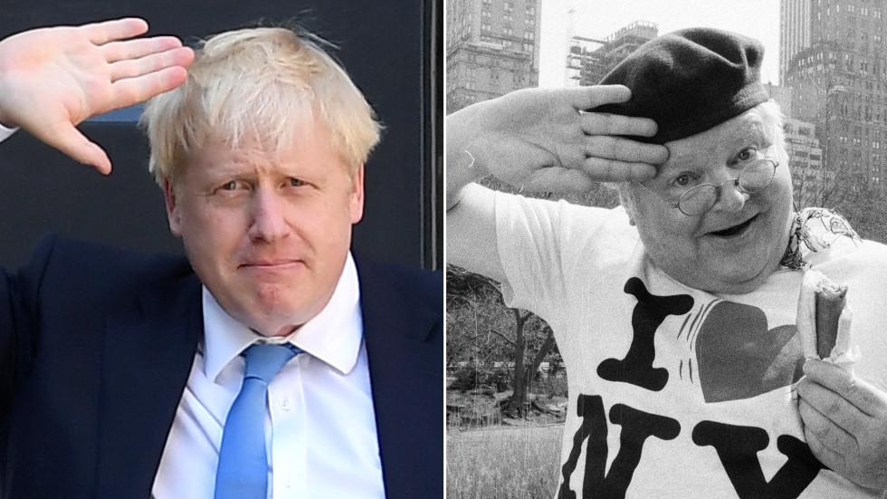 BoJo the reincarnation of British comedian Benny Hill? 