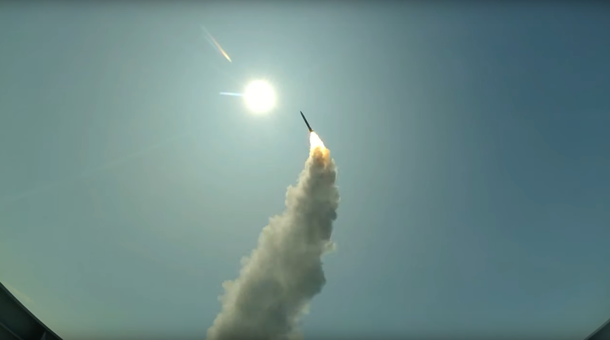 Russian frigate intercepts And destroy anti-ship missile | Pakistan Defence