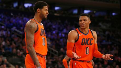 What now for Russell Westbrook? Speculation over Thunder star&rsquo;s future as George heads to Clippers