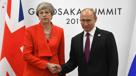 ‘In what capacity?’ Putin puzzled as Zelensky invites outgoing PM May to chaperon their talks
